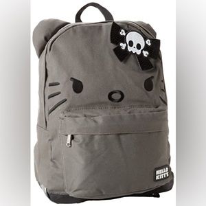 LOUNGEFLY Sanrio Hello Kitty Vintage Emo Skull Angry Backpack SANBK0095